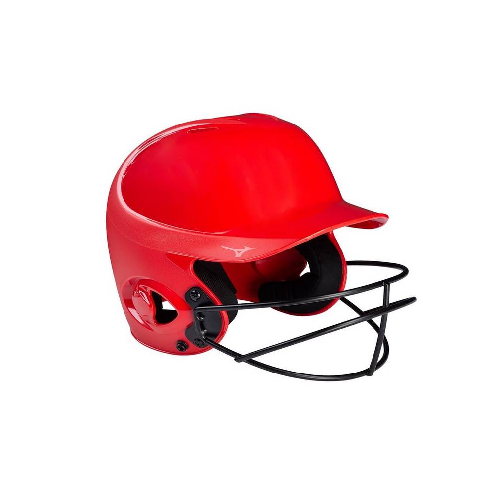 Casco Mizuno MVP Series Solid Batting Helmet with Fastpitch Softball Mask Mujer Rojas Baratas CXPN-9